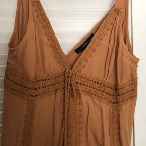 Forever 21 BOHO Orange Dress Size Small